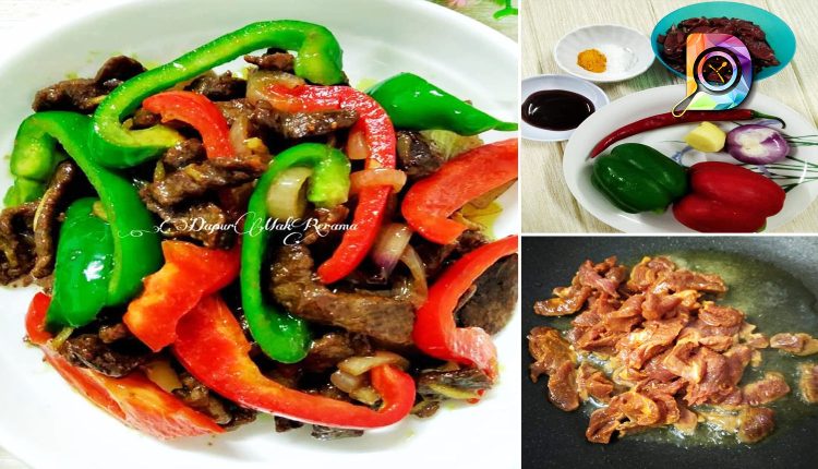 Resepi Daging Goreng Kunyit Cili Benggala Yang Simple Dan Sedap. Makan Dengan Nasi Putih Dan Sambal Belacan Pasti Terangakt!