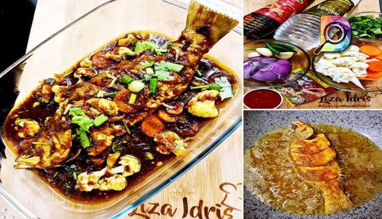 Resepi Ikan Siakap Sambal Kicap Pedas Thai Yang Padu. Bikin Selera Makan Bertambah-Tambah!