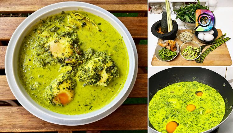 Resepi Telur Itik Masak Lemak Pucuk Ubi Dan Petai Yang Simple. Sajian Yang Santai Namun Bertambah Nasi Dibuatnya!
