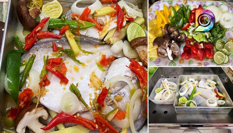 Resepi Ikan Bawal Stim Nenas Ala Thai. Confirm Sepinggan Nasi Tak Cukup Dibuatnya!