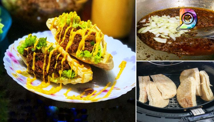 Resepi Kebab Daging Roti Pita Homemade Yang Super Padu. Lebih Sedap Dari Pasar Malam!