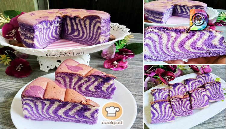 Resepi Kek Span Keladi Yang Simple. Sangat Gebu, Lembut Dan Sedap!